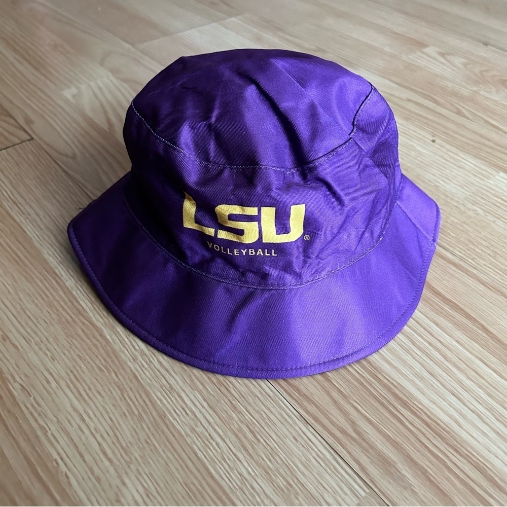 LSU Tigers Purple Team Volleyball Bucket Hat OS
